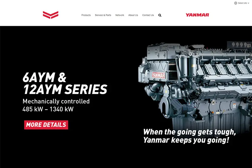 Manufacturing Company website project by GetProDevs