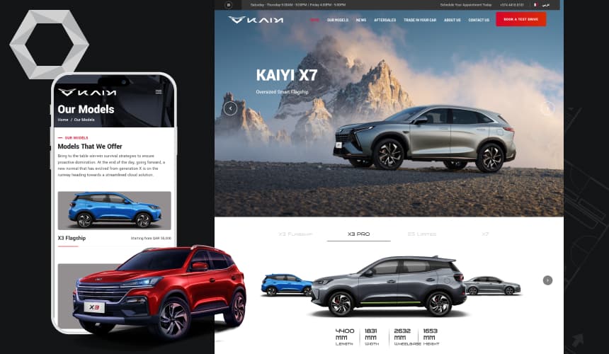 Car Dealership website project by GetProDevs